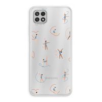 Dancing #3: Samsung Galaxy A22 4G Transparant Hoesje