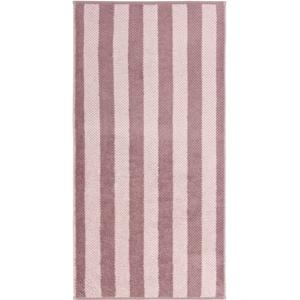 Cawö Cawo Pure Strepen Badlaken 80/150 vintage rose