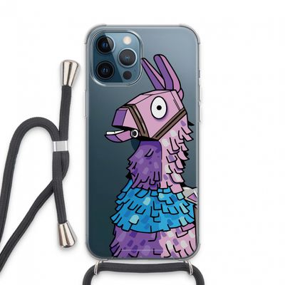 Lama: iPhone 13 Pro Max Transparant Hoesje met koord