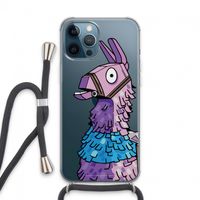 Lama: iPhone 13 Pro Max Transparant Hoesje met koord