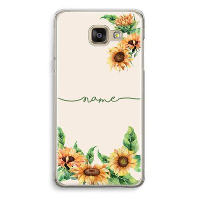 Zonnebloemen: Samsung Galaxy A5 (2016) Transparant Hoesje