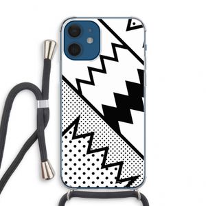 Pop Art #5: iPhone 12 mini Transparant Hoesje met koord