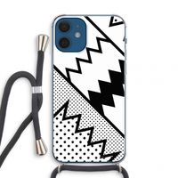 Pop Art #5: iPhone 12 mini Transparant Hoesje met koord