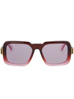 Marni lunettes de soleil carrées Zamalek - Rouge - thumbnail