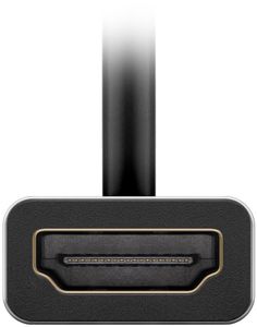 Goobay 60194 video kabel adapter 0,15 m USB Type-C HDMI Zwart, Zilver