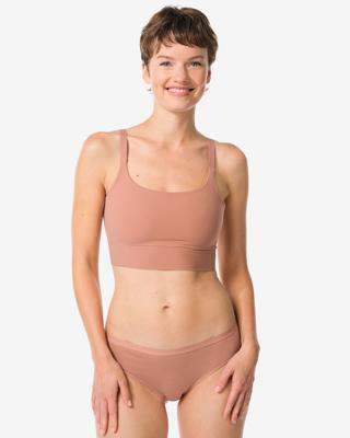 HEMA Damesslip perfect comfort katoen lichtbruin (lichtbruin)