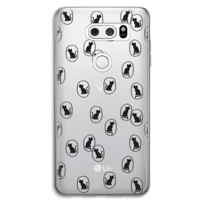 Miauw: LG V30 Transparant Hoesje