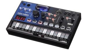 Korg volca nubass Analoge synthesizer Zwart, Blauw