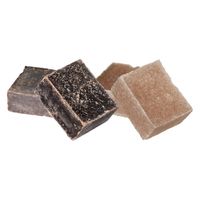 Ideas4seasons Amberblokjes/geurblokjes - sandelhout en ylang ylang - 6x stuks - huisparfum - Amberblokjes