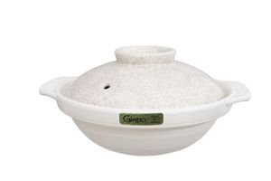 Witte Aardewerk Braadpan - Ginpo - 22cm