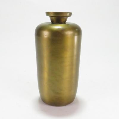 Kolony vaas metaal goudkleurig 21,5cm