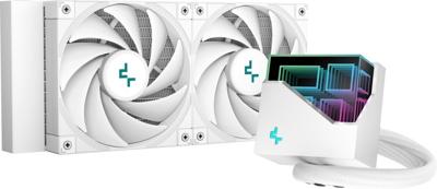 DeepCool LT520 WH Processor Alles-in-één vloeistofkoeler 12 cm Wit 1 stuk(s)
