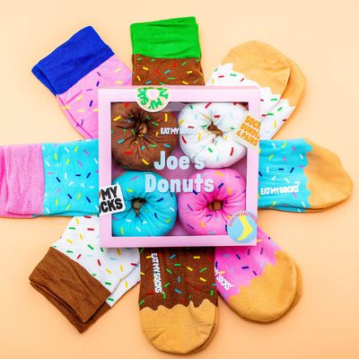 Joe&apos;s Donuts sokken (set van 4)