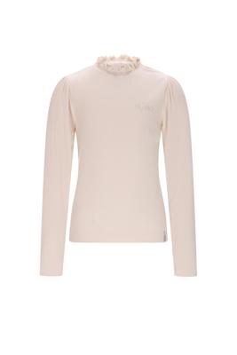 NoNo winter jersey t-shirt meisjes - ivoor - Koss - ecovero, rib