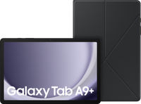Samsung Galaxy Tab A9 Plus 11 inch 128GB Wifi + 5G Grijs + Book Case Zwart - thumbnail