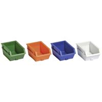 Busch 7752 H0 4 afneembare containers 1,5 m3 Kant-en-klaar model