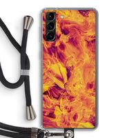 Eternal Fire: Samsung Galaxy S21 Plus Transparant Hoesje met koord