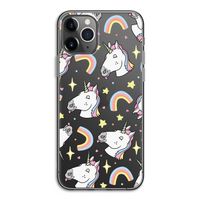 Rainbow Unicorn: iPhone 11 Pro Transparant Hoesje