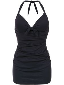 Amir Slama draped swimsuit - Noir