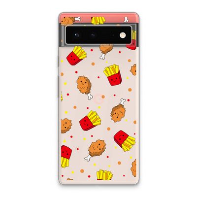 Chicken 'n Fries: Google Pixel 6 Transparant Hoesje