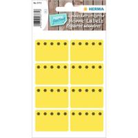 Etiket herma 3771 26x40mm diepvries geel 48st