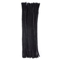 Vaessen Creative • chenilledraden 6mm 50st. 30cm zwart