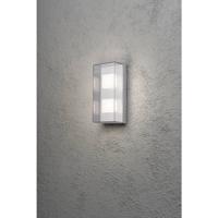 Konstsmide Sanremo Double 7936-310 LED-buitenlamp (wand) Energielabel: F (A - G) LED LED vast ingebouwd 8 W Grijs-aluminium