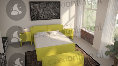 Standaard boxspring 200 x 220 cm- stofkleur 1937