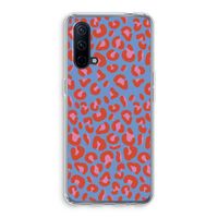 Leopard blue: OnePlus Nord CE 5G Transparant Hoesje
