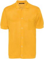 Tagliatore chemise en maille pointelle - Jaune