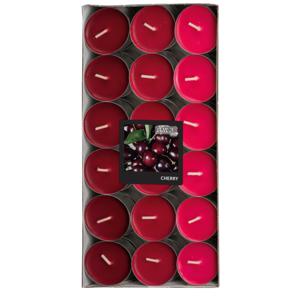 Geur theelichtjes/waxinelichtjes - Mega pack - 36x - Cherry aroma - 4,5 branduren