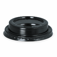Koffiebeker Deksels To Go zwart 70mm (100 stuks)
