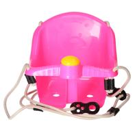 Schommel voor peuters - roze - met touw - Kinderschommels - baby - kunststof