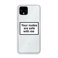 Safe with me: Pixel 4 Transparant Hoesje