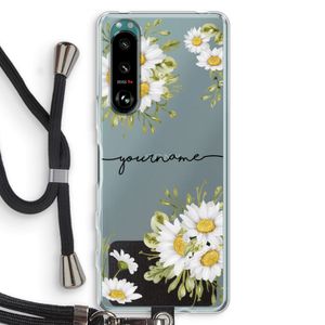Daisies: Sony Xperia 5 III Transparant Hoesje met koord