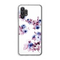 Waterverf bloemen: Samsung Galaxy A32 5G Transparant Hoesje