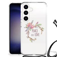 Samsung Galaxy S24 Stevig | Bumper Hoesje | Boho Text