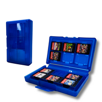Game Card Case geschikt voor Nintendo Switch games - Accessoires Switch - 12 Games - Opbergen - Beschermen - Travel Koffer - Plastic - Blauw - thumbnail