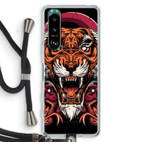 Tiger and Rattlesnakes: Sony Xperia 5 III Transparant Hoesje met koord - thumbnail