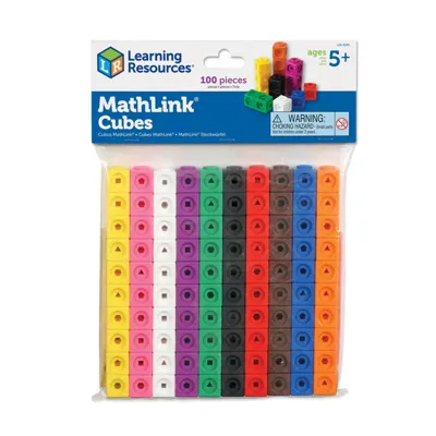 Learning Resources MathLink® Cubes (100 stuks)