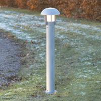 KonstSmide Staande moderne tuinlamp Heimdal 102cm mat zilver 512-312