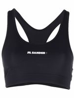 Jil Sander brassière de sport à logo imprimé - Noir - thumbnail