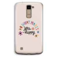 Happy days: LG K10 (2016) Transparant Hoesje