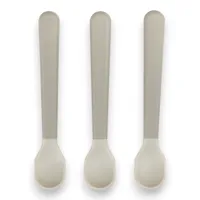 Done by Deer Easy-Grip Baby Lepels 3 Stuks - Sand