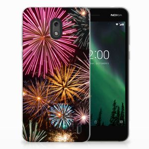 Nokia 2 Silicone Back Cover Vuurwerk