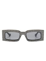 Gucci Eyewear lunettes de soleil à plaque logo - Noir