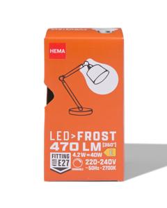 HEMA Led Kogel Frost E27 4.2W 470lm Dim