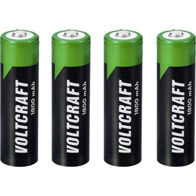 VOLTCRAFT HR06 Oplaadbare AA batterij (penlite) NiMH 1800 mAh 1.2 V 4 stuk(s)