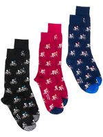 Paul Smith chaussettes Cycling Rabbit - Bleu