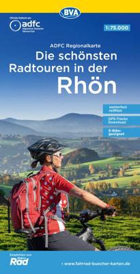 Fietskaart ADFC Regionalkarte Rhön | BVA BikeMedia